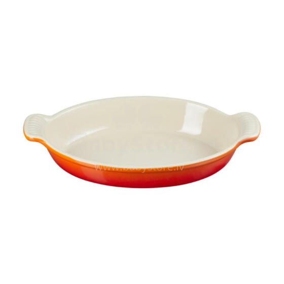 Le Creuset Oval Roasting Bowl Heritage 28cm / 1,6L orange