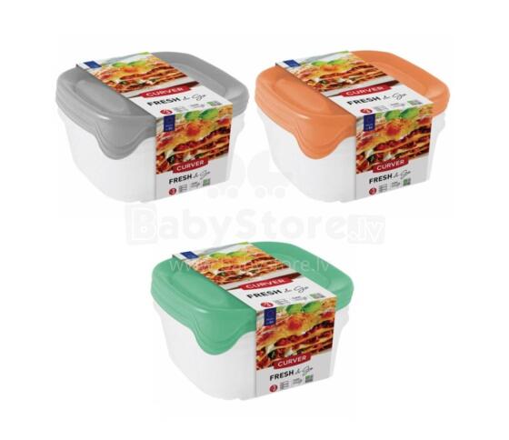 Food bowl set of 3 3x0,8L Fresh&amp;amp;Go mix