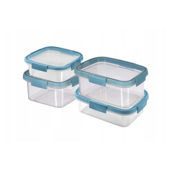 Food storage containers set 4pcs 0,9+1+1,1+1,2L Smart Eco Fresh