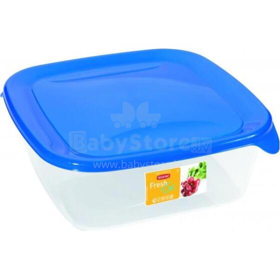 Food container square 2,9L Fresh&amp;amp;Go blue