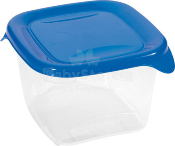 Food container square 0,45L Fresh&amp;amp;Go blue