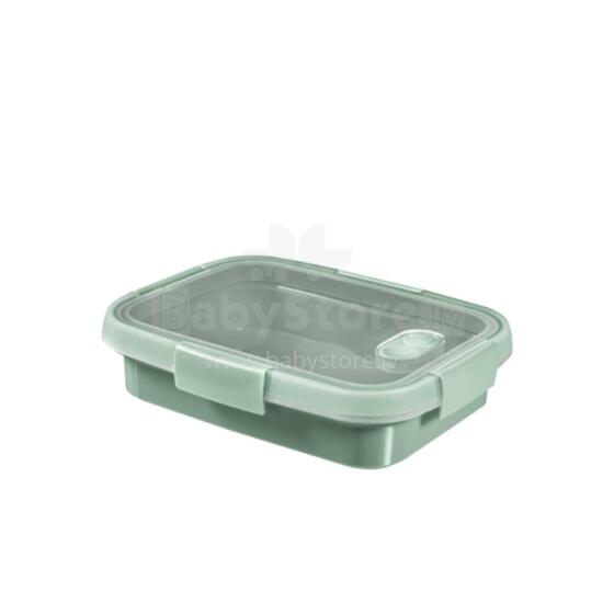 Toidukonteiner Sandwich ristk&uuml;likukujuline 0,7L Smart Eco To Go 20x15x5cm pehme roheline