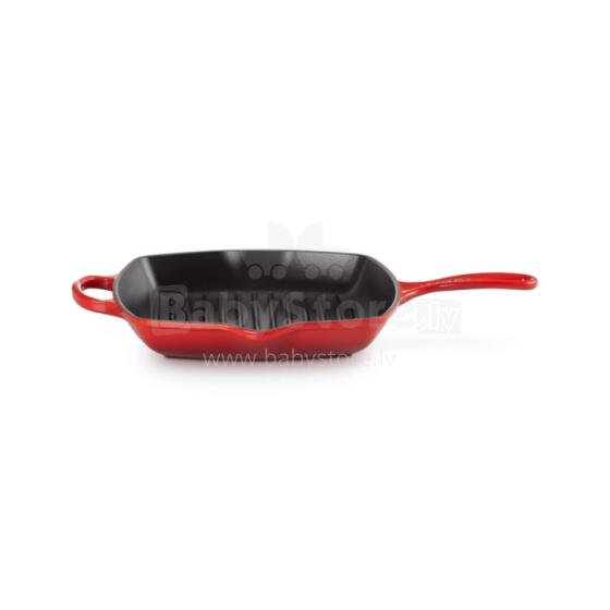 Le Creuset Cast iron grill pan square 26x26cm red