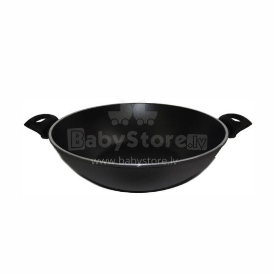 Wok panna ar 2 rokturiem Ballarini 130 &Oslash;36cm/4,5mm