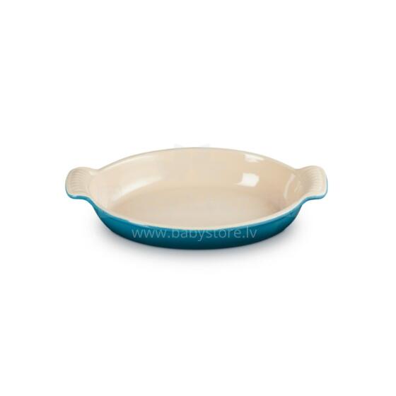 Le Creuset Ovaalne k&uuml;psetusvorm Heritage 28cm / 1,6L sinine