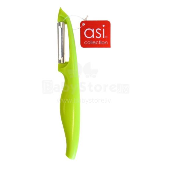 Peeler with swivel blade, green