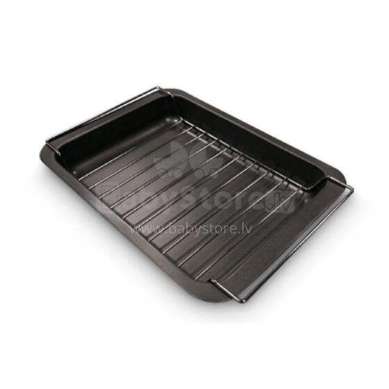 Baking tray with grill grates Gardenia 24 x 32 x 5,3 cm