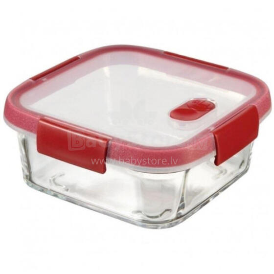 Glass food bowl square 0,7L Smart Cook