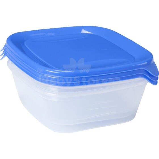 Food bowl set of 3 3x0,8L Fresh&amp;amp;Go blue