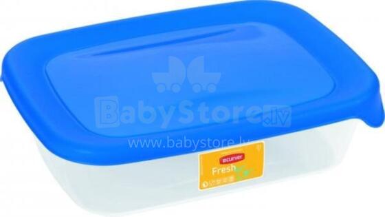 Food container rectangle 0,5L Fresh&amp;amp;Go blue