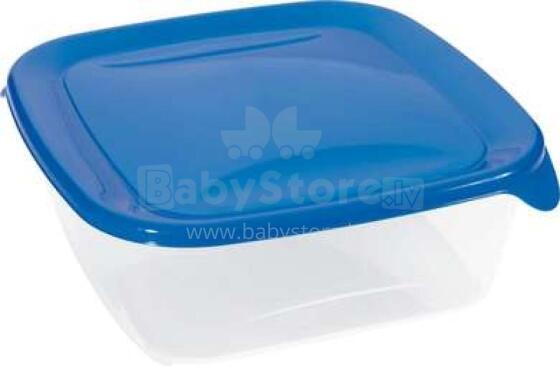 Food container square 0,8L Fresh&amp;amp;Go blue