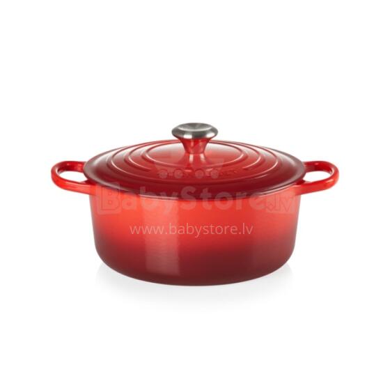 Le Creuset Valurauast pott &uuml;mmargune &Oslash;24cm / 4,2L punane 