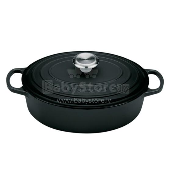 Le Creuset Cast iron pot oval &Oslash;27cm / 3.4L matte black