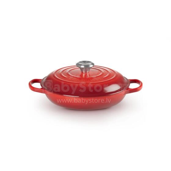 Le Creuset Valurauast madal pott 30cm / 3,5L punane 