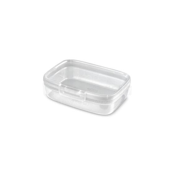 Food Storage Rectangular 1.3L Snap Box Transparent