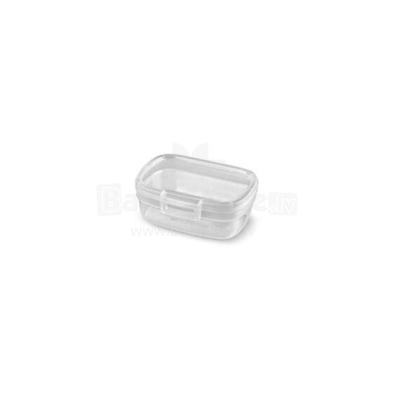 Food storage container rectangular 0.4L Snap Box transparent