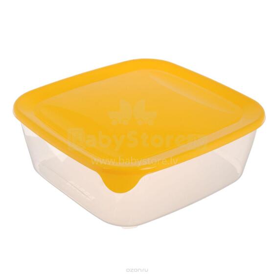 Food container square 1,7L Fresh&amp;amp;Go yellow