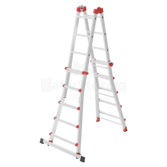 Multi-purpose ladder M80 / aluminium / 4x5 steps