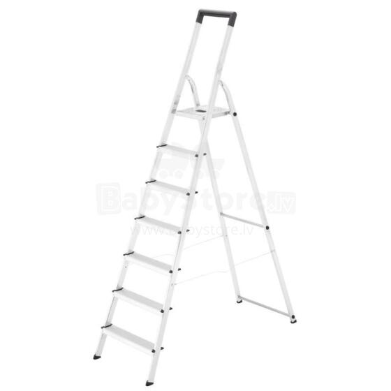 Household ladder Selekta L40 BasicLine / aluminium / 7 steps