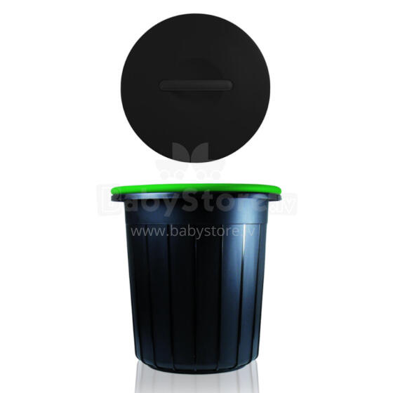 Waste bin Ecosolution 16L 33x33x33,5cm dark grey/green