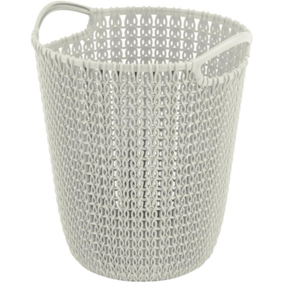 Paper basket Knit 7L 23x24x27cm white 