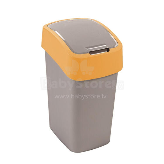 Pr&uuml;gikast Curver Flip Bin, 10 l, hall/oranž