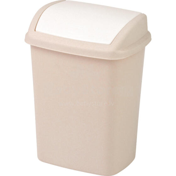 Waste bucket Dominik 10L 20x25x36cm beige