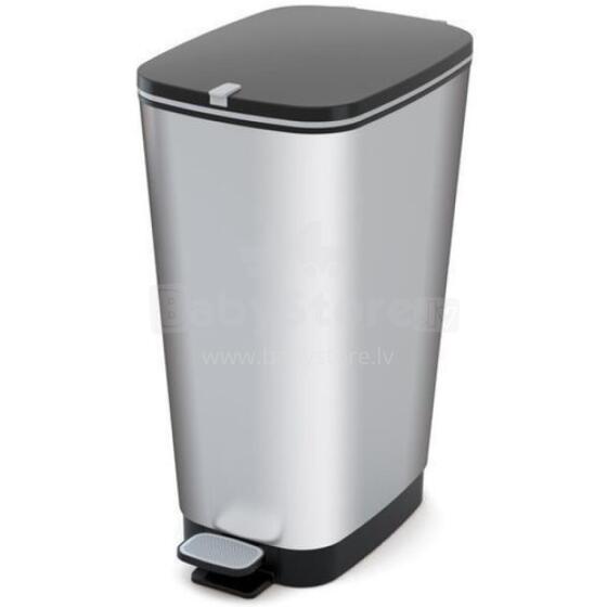 Pedal bucket metallic Chic Bin L 45L steel