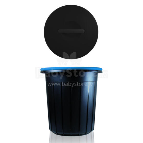 Waste bin Ecosolution 16L 33x33x33,5cm dark grey/blue