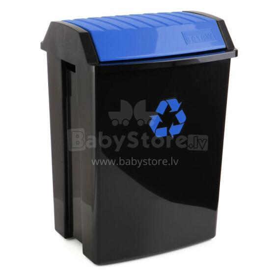 Waste bin 50L blue