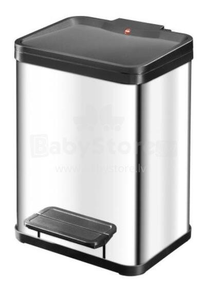 Waste bin with pedal &Ouml;ko uno Plus M / 17L / stainless steel