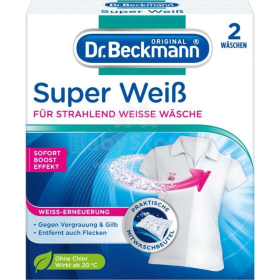 Pesuvalgendi Super White, DR.BECKMANN, 2 tk