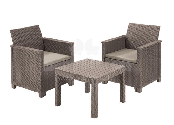 Aiam&ouml;&ouml;bli komplekt Emma Balcony Set with table Classic, beež