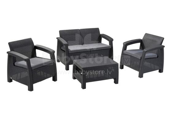 Garden furniture set Corfu Set grey 