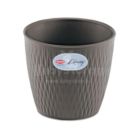 Flowerpot Liberty &Oslash;25x23cm grey