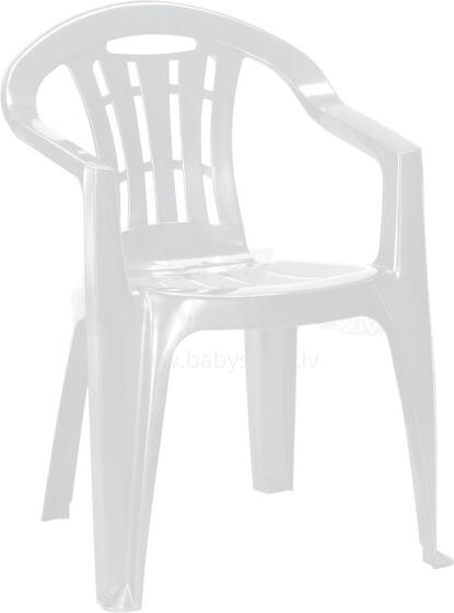 Mallorca garden chair white