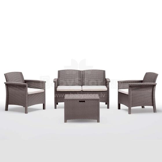 Garden furniture set Set Venezia 2 brown