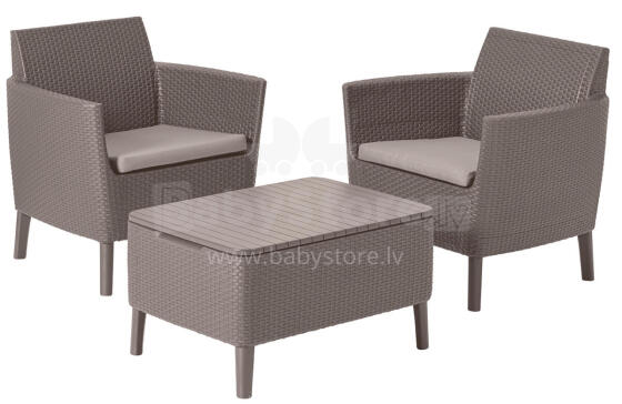 Sodo baldų komplektas &amp;quot;Salemo Balcony Set beige