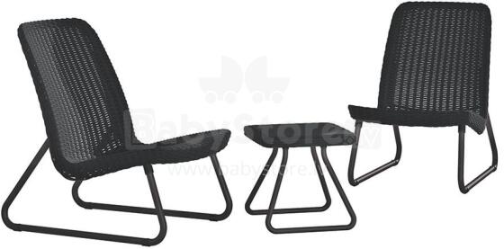 Garden furniture set Rio Patio Set grey 