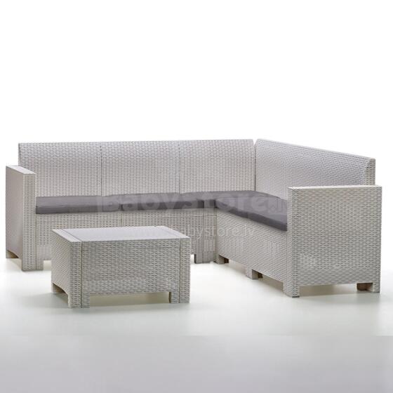 Garden furniture set Set Nebraska Corner white