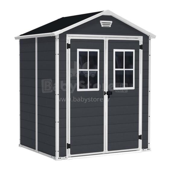 Garden shed Manor 6x5 DD (with 2 windows in front) dark grey