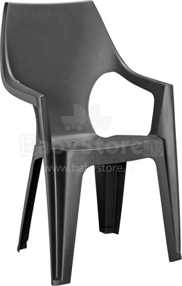 Garden chair Dante High Back grey