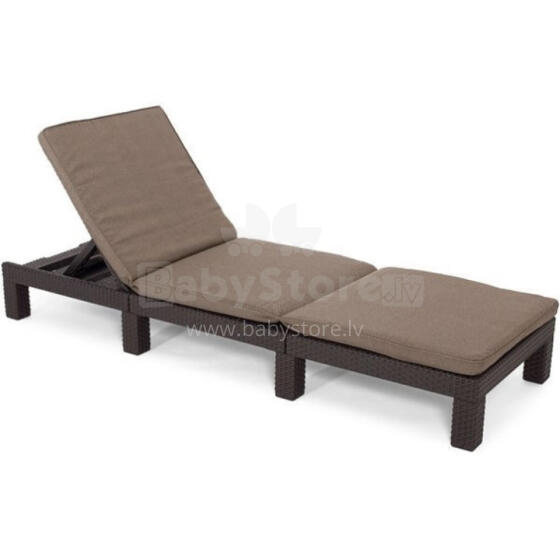 Daytona Deluxe brown sun lounger