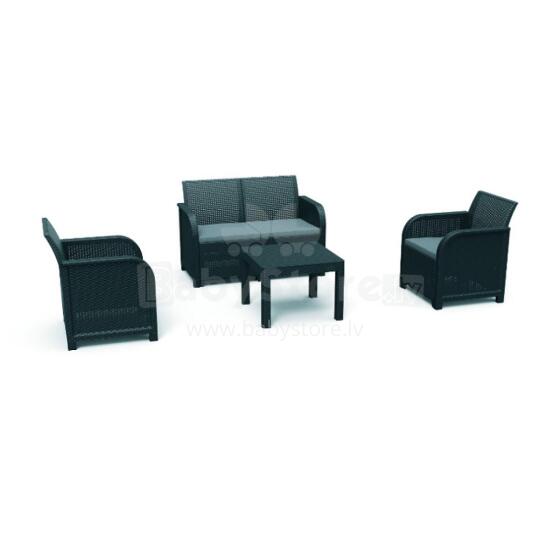 Garden furniture set Rosalie Set with table Classic grey