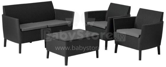 Garden furniture set Salemo Set grey