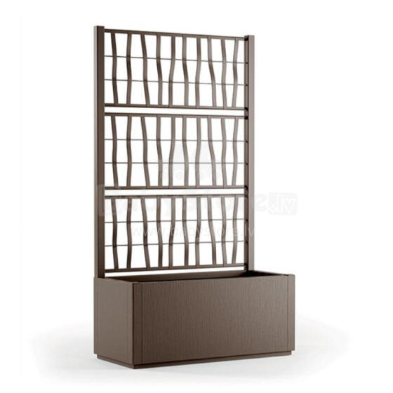 Flower box with grid Ethica 80x36x140cm brown