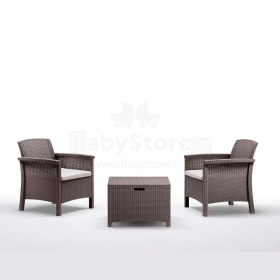 Garden furniture set Set Venezia Terrace brown