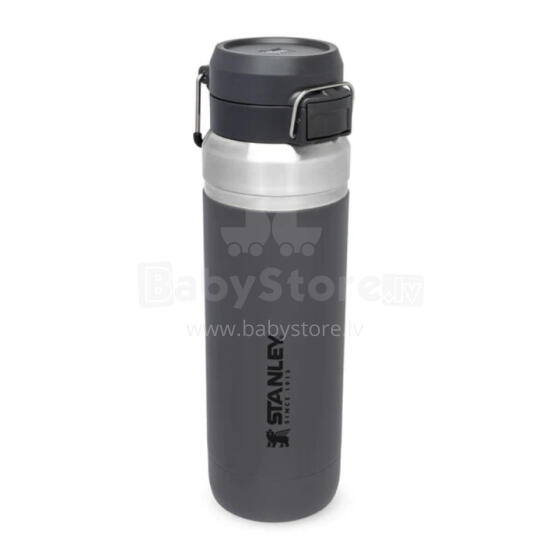 Termopudele The Quick Flip Water Bottle Go 1,06L tumši pelēka