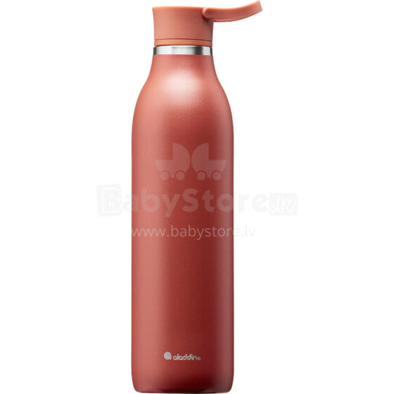 Termopudele CityLoop Thermavac eCycle Water Bottle 0.6L pārstrādāta nerūs. tērauda / terakotas krāsā