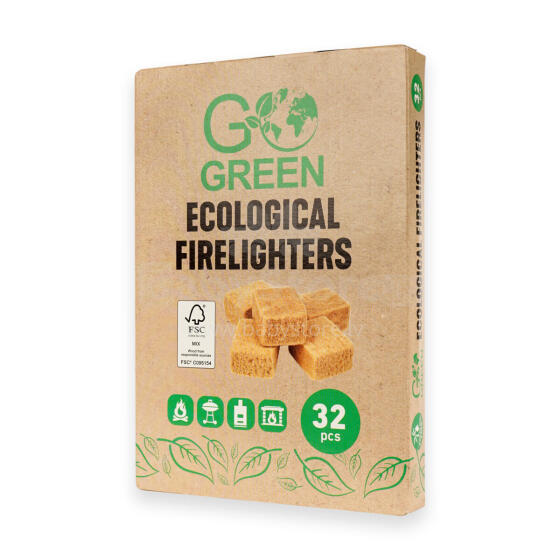 Ecological ignition cubes 32 pcs.